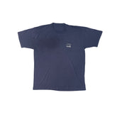 Vintage Thrashed Methodist Church Single Stitch T-Shirt Navy Blue Size XL